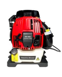 Backpack Gas Leaf Blower, 76Cc, 660Cfm, 200Mph, 4 Stroke Air Cooling Gas Backpack Grass Blower, Snow Blower Epa Compliant - Red