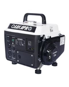 Backyard Co. Outdoor Portable Generator with Handles and Built-in Safety Protection, White