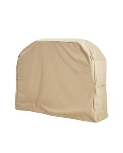 Backyard Co. Outdoor Fabric Grill Cover with Weather-Resistant and Reinforced Stitching, Beige