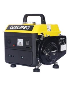 Backyard Co. Outdoor Portable Generator with Handles and Built-in Safety Protection, Yellow