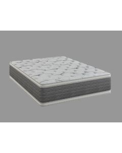 Dream Flex - 14.5" California King Two Sided Pillow Top Mattress - White / Gray