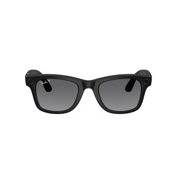 Ray-Ban Meta AI Sunglasses - Wayfarer - Matte Black/Polar Gradient Graphite