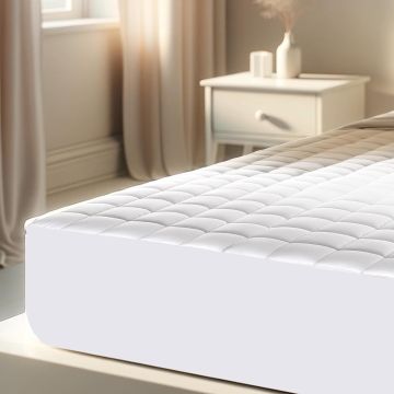 Continental Bedding - ArcticDreams: Cooling Infused Mattress Pad Protector by Continental Bedding - Sleep in Chill Comfort Full