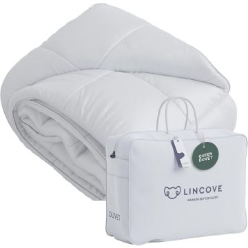 Lincove - 100% Canadian White Down Comforter - All Season - Queen