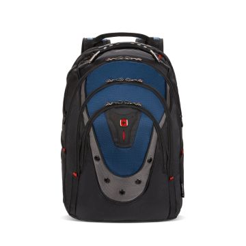 Wenger - Ibex 17" Laptop Backpack - Black/Navy