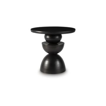Ashley- Kurtson Accent Table-Bronze
