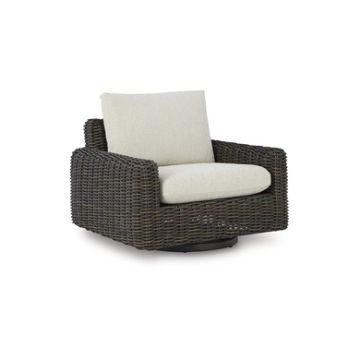 Ashley- Kimora Outdoor Swivel Lounge Chair-Multi
