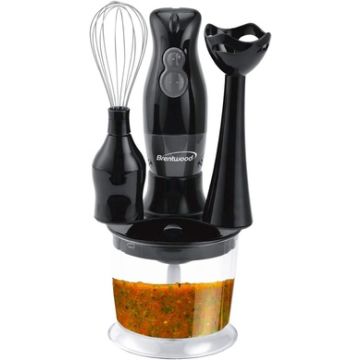 BRENTWOOD HAND BLENDER & FOOD PROCESSOR -  BLK