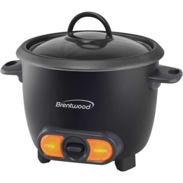 Brentwood TS-506BK Electric Rice Cooker, standard, Black