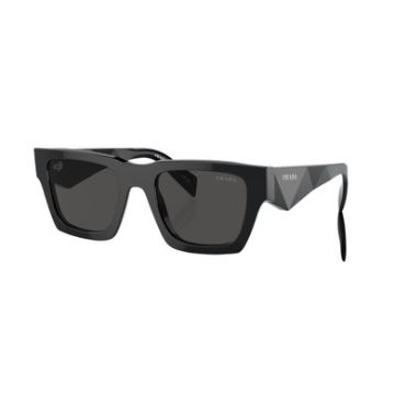 Prada Sunglasses (PRA06S-16K08Z, Black/Dark Grey)
