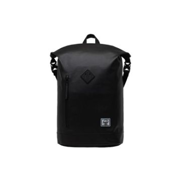 Herschel Roll Top Backpack (Black)