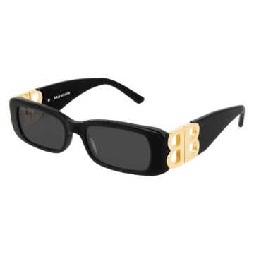 Balenciaga Women's Rectangular Sunglasses - Black