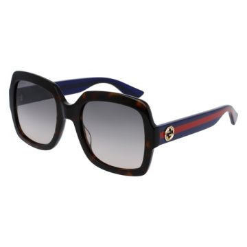 Gucci Women's Square Sunglasses - Brown/Blue