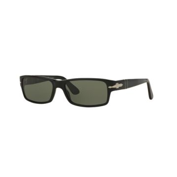 Persol PO2747S Sunglasses - Black/Polarized Crystal Green