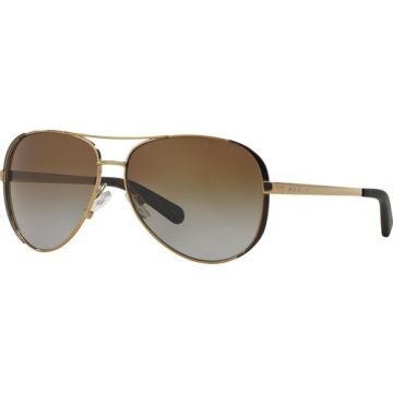 Michael Kors Women's Polarized Pilot Sunglasses - Brown