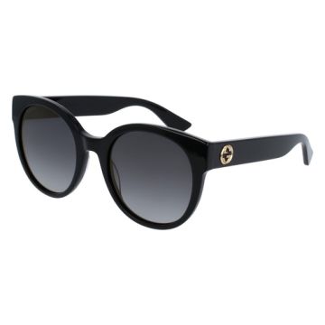 Gucci Women's Oval Sunglasses - Black