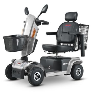 S500- Heavy Duty Mobility Scooter-Gray