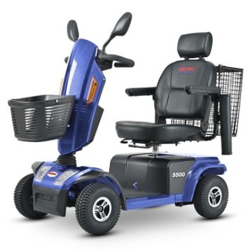S500- Heavy Duty Mobility Scooter-Blue