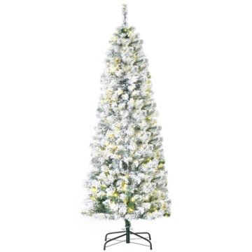 72" Artificial Christmas Tree with 250 LED Lights, Green