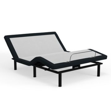 King Metal Adjustable Bed Base with Wireless Remote, Gray
