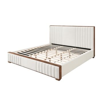 Kaleea - Queen Bed - Beige