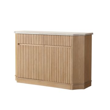 Qwin - Server - Natural Marble / Oak