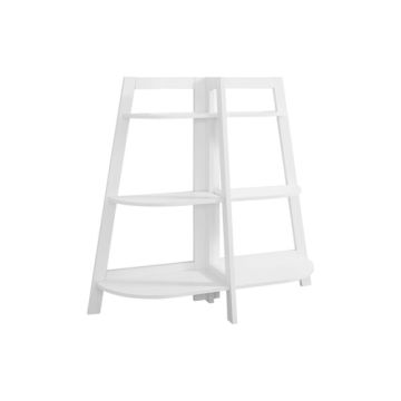 Bookshelf, Bookcase, Etagere, 3 Tier, For Office, Contemporary & Modern - White