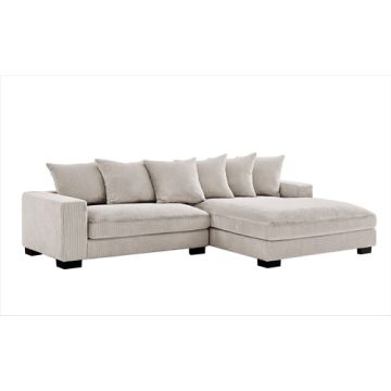 Luxe - Oversized 2 Piece Right Facing Sectional Couches For Living Room, L Shaped Sofa With Chaise - Ivory
