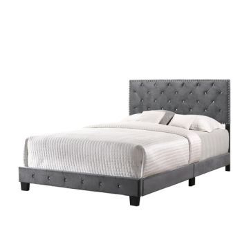 Suffolk - King Bed - Gray