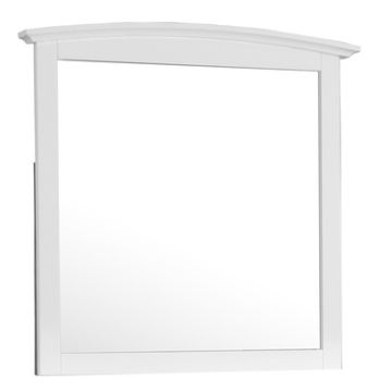 Elegant Wall Mirror - White