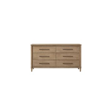 Casual 6 Drawer Dresser - Sand