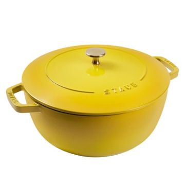 Staub - 5.25qt Essential Cast Iron French Oven Citron