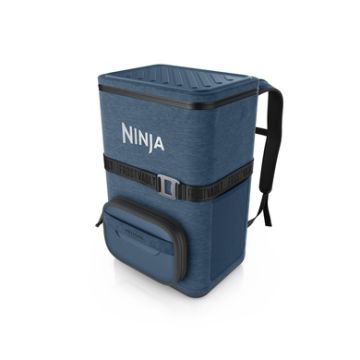 Ninja FrostVault Go 36 Can Backpack Soft Cooler Lakeshore Blue