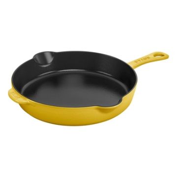 Staub - 8.5" Cast Iron Traditional Deep Skillet Citron