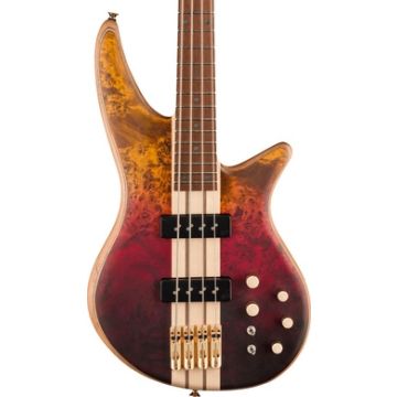 Jackson Pro Series Spectra Bass SBP IV, Caramelized Jatoba Fingerboard, Firestorm Fade