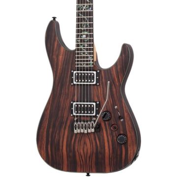 Schecter Guitar Research C-1 Exotic Tremelo Ebony Fingerboard Electric Guitar Natural