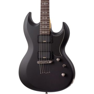 Schecter Demon S-II 6-String Electric Guitar Aged Black Satin