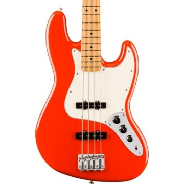 Fender Player II Jazz Bass, Maple Fingerboard, Coral Red