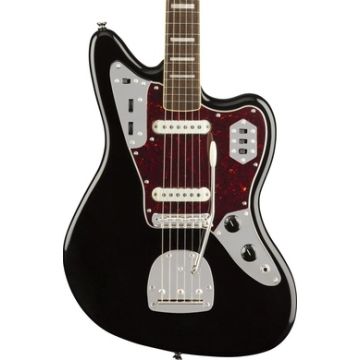 Squier Classic Vibe '70s Jaguar Electric Guitar. Laurel FB, Black