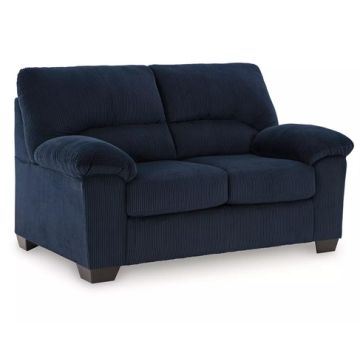 Ashley- SimpleJoy Loveseat- Navy