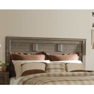 Ashley - Dark Brown Juararo Queen Panel Headboard