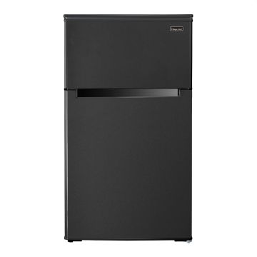 Magic Chef - 3.1 Cu. Ft. Mini Refrigerator with Top-Freezer (Black)