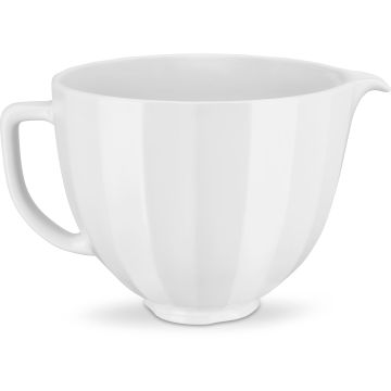 KitchenAid 5-Qt. Ceramic Bowl for Tilt-Head Stand Mixers, White Shell