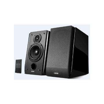 Edifier - 2.0 Bookshelf Speakers w/ Subwoofer Output