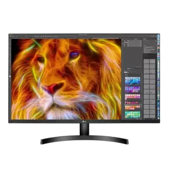 LG 31.5" VA UHD 4K Monitor, Black