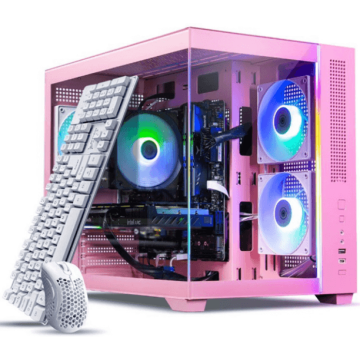 Skytech Gaming - Aurora Gaming Tower in - Pink