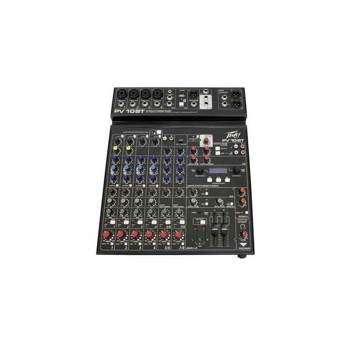 Peavey PV10BT 10 Channel Stereo Mixer with Compression and Bluetooth 2