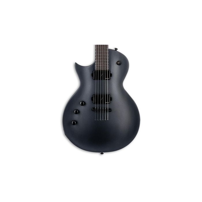ESP LTD EC-1000 Baritone Electric Guitar. Left Handed Charcoal Metallic Satin 2