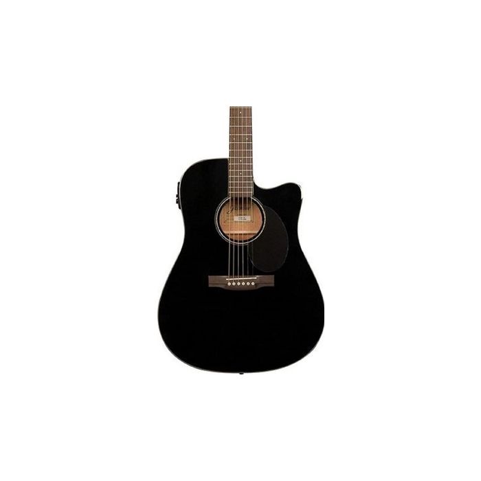 Jasmine JD39CE Cutaway Dreadnought Acoustic Electric Guitar. Black 2