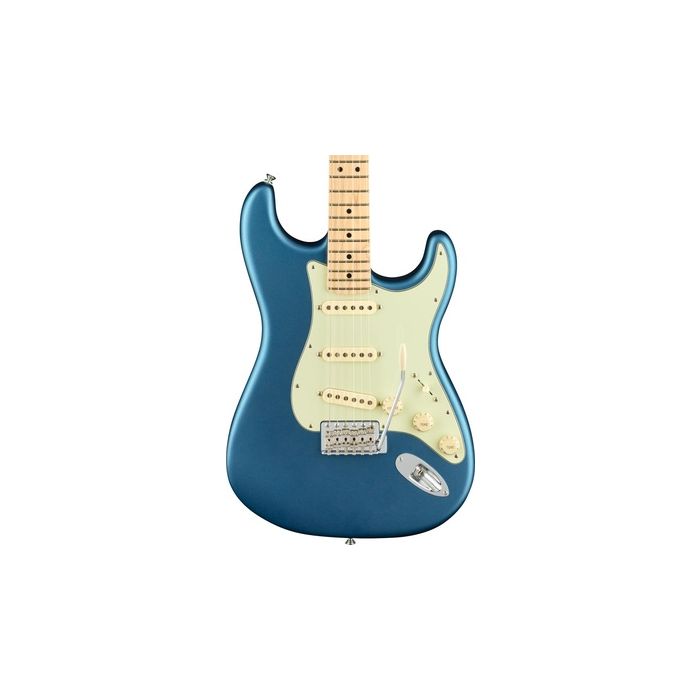 Fender American Performer Stratocaster Maple Fingerboard Electric Guitar Satin Lake Placid Blue 2